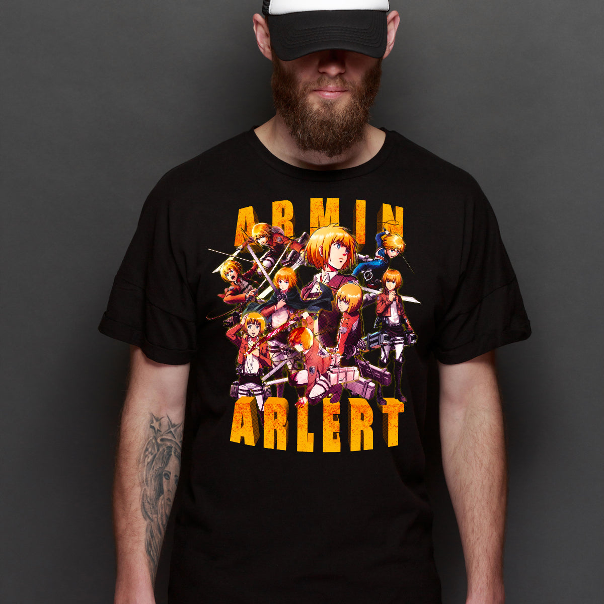 Attack on Titan Armin Alert T-shirt Japanese anime Tee