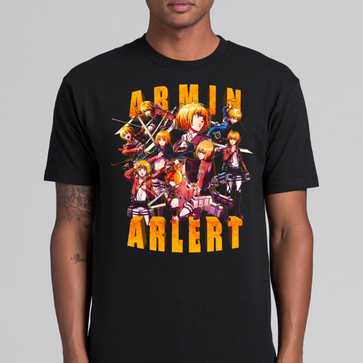 Attack on Titan Armin Alert T-shirt Japanese anime Tee