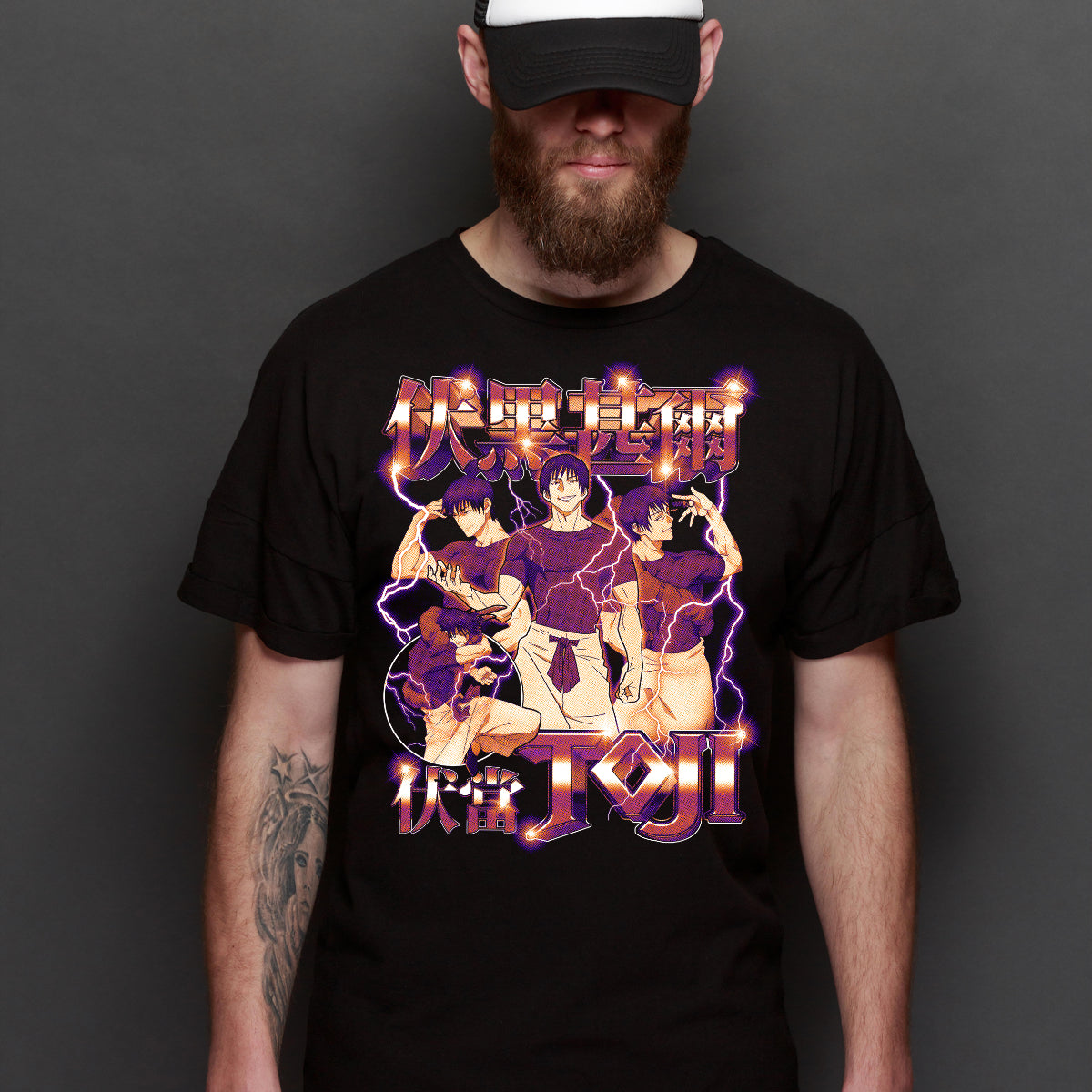 jujutsu kaisen V26 Toji T-Shirt Japanese Anime Tee