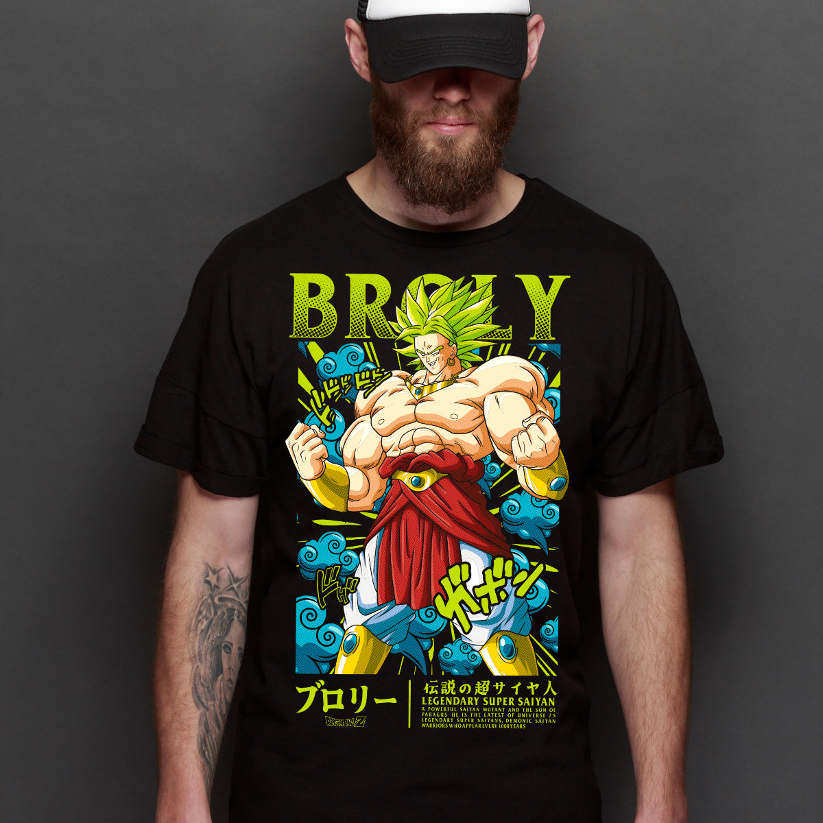 Dragon Ball Z Broly V3 T-Shirt Japanese Anime Tee