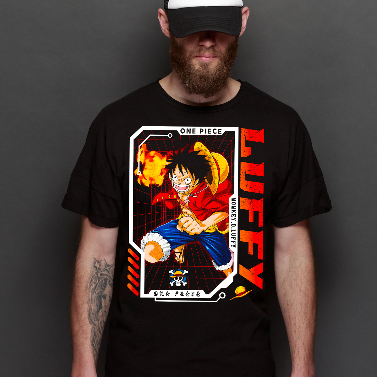 One Piece Luffy V33 T-Shirt Japanese Anime Tee