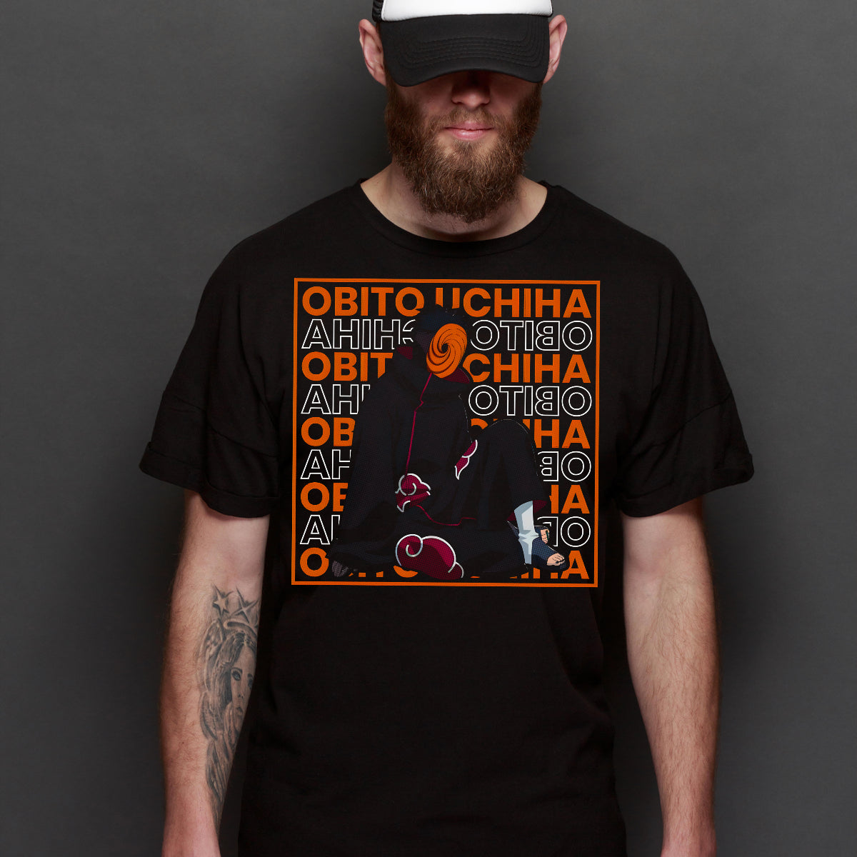 Naruto Obito Uchiha Ver8 T-Shirt Japanese Anime Tee