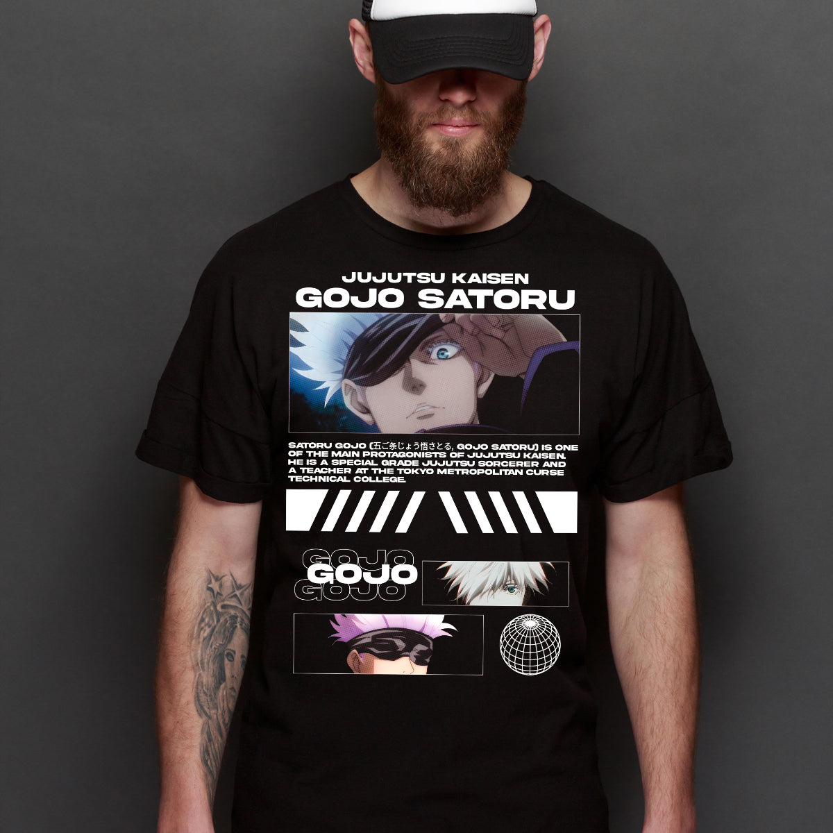 Jujutsu Kaisen Satoru Gojo V14 T-shirt Japanese Anime Tee