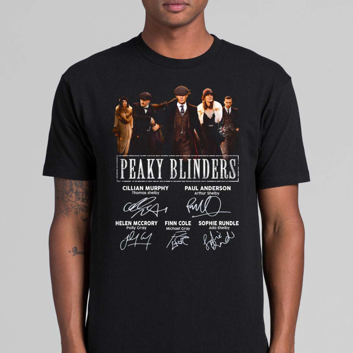 Peaky Blinders T-shirt Action TV Series Tee