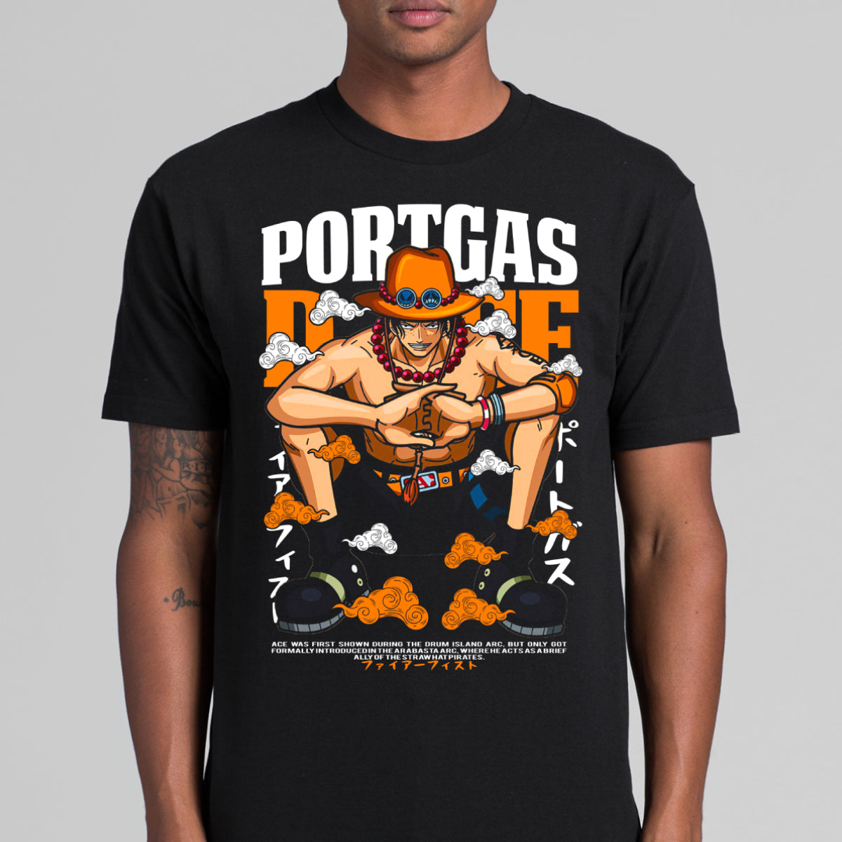 One Piece V14 ACE T-Shirt Japanese Anime Tee