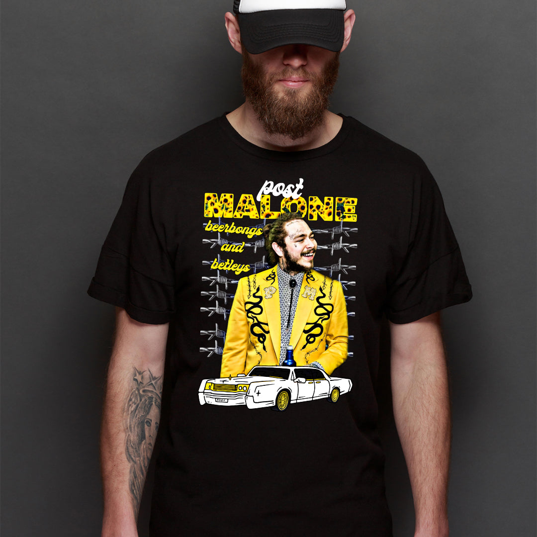 Post Malone V10 T-Shirt Rapper Family Fan Music Hip Hop Culture