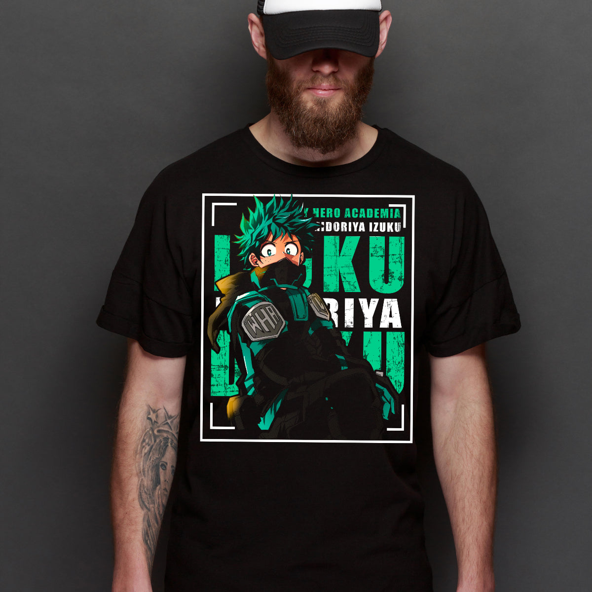 My Hero Academia Izuku Midoriya V11 T-shirt Japanese Anime Tee