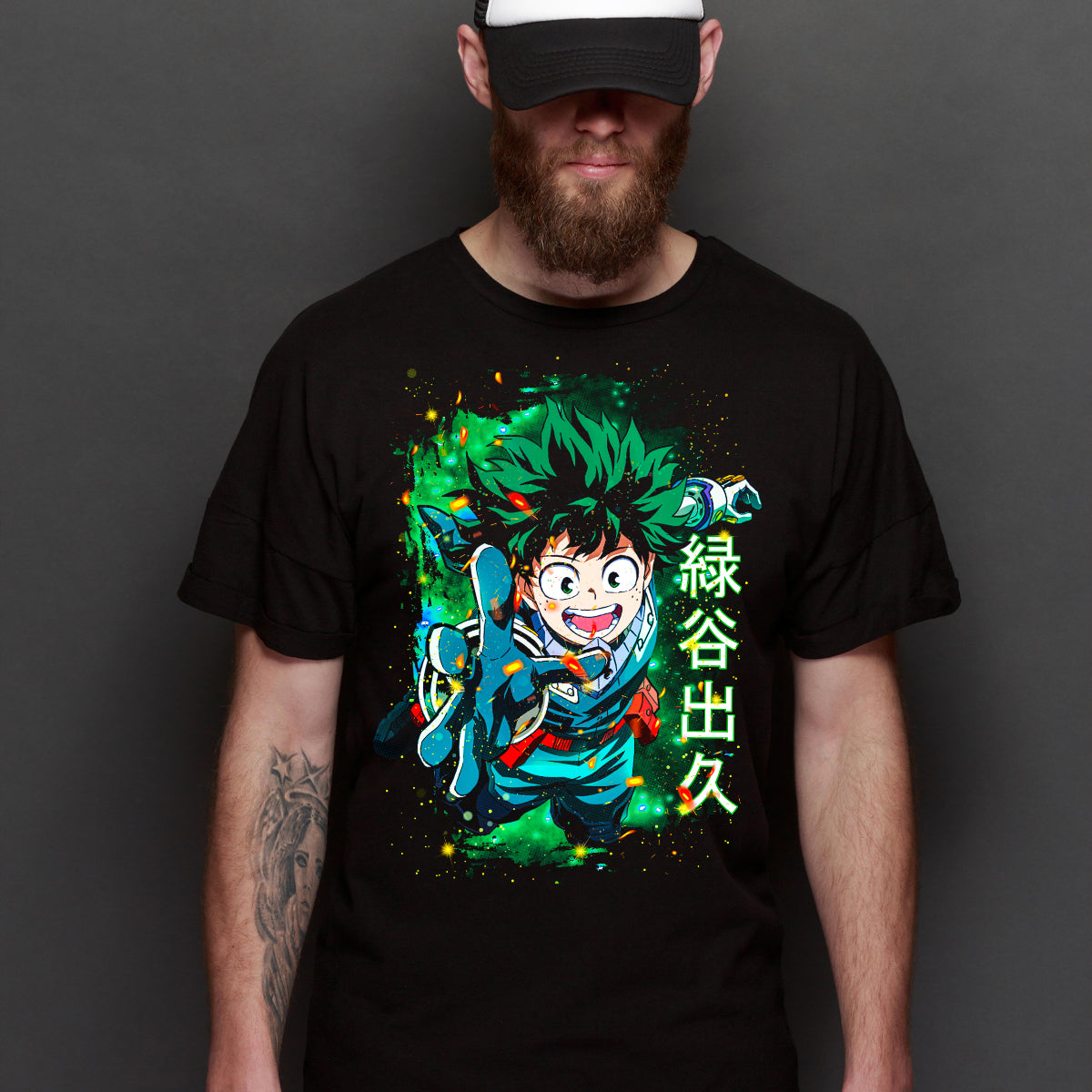 My Hero Academia Izuku Midoriya V10 T-shirt Japanese Anime Tee
