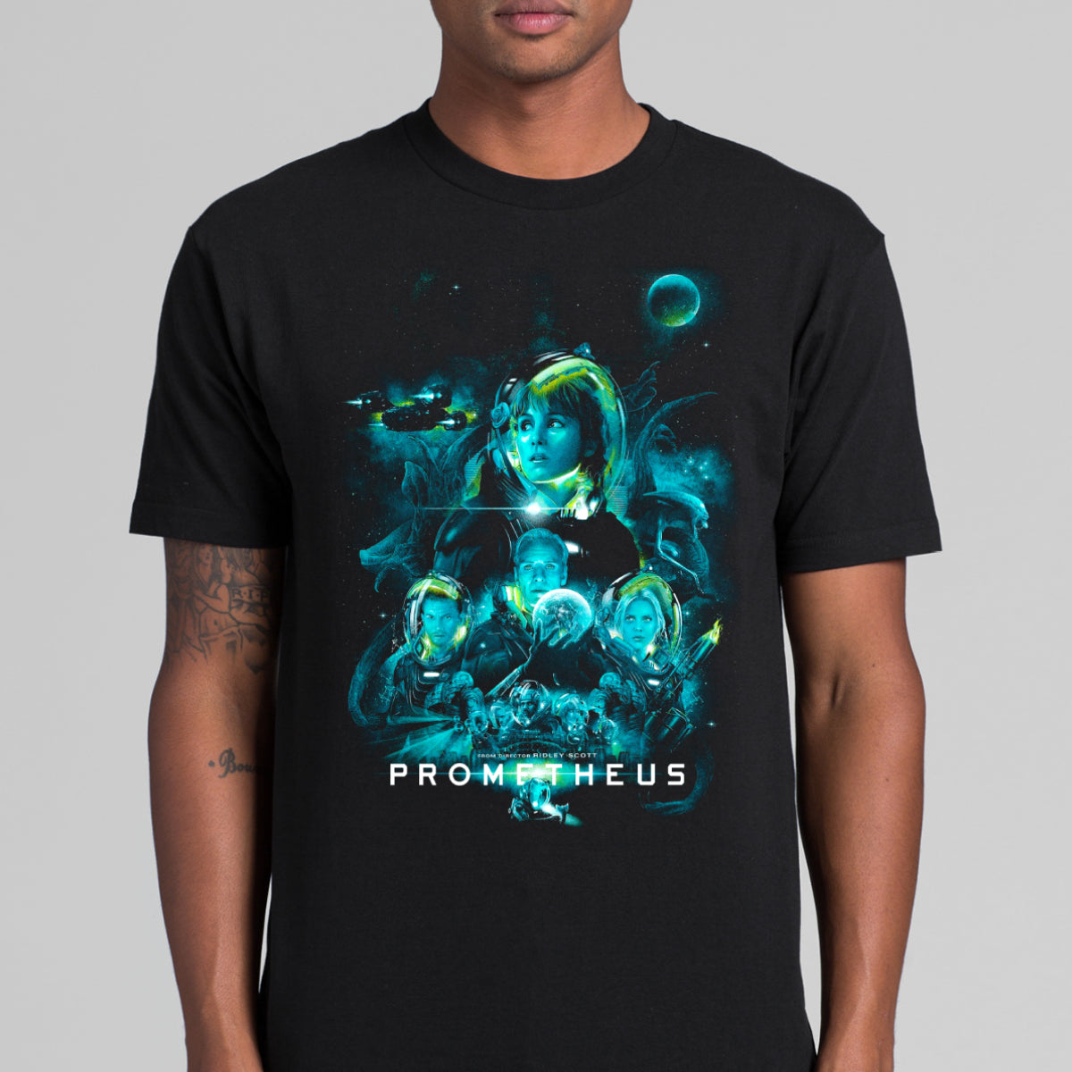 Prometheus / Alien T-shirt Sci-Fi Horror Movie Tee
