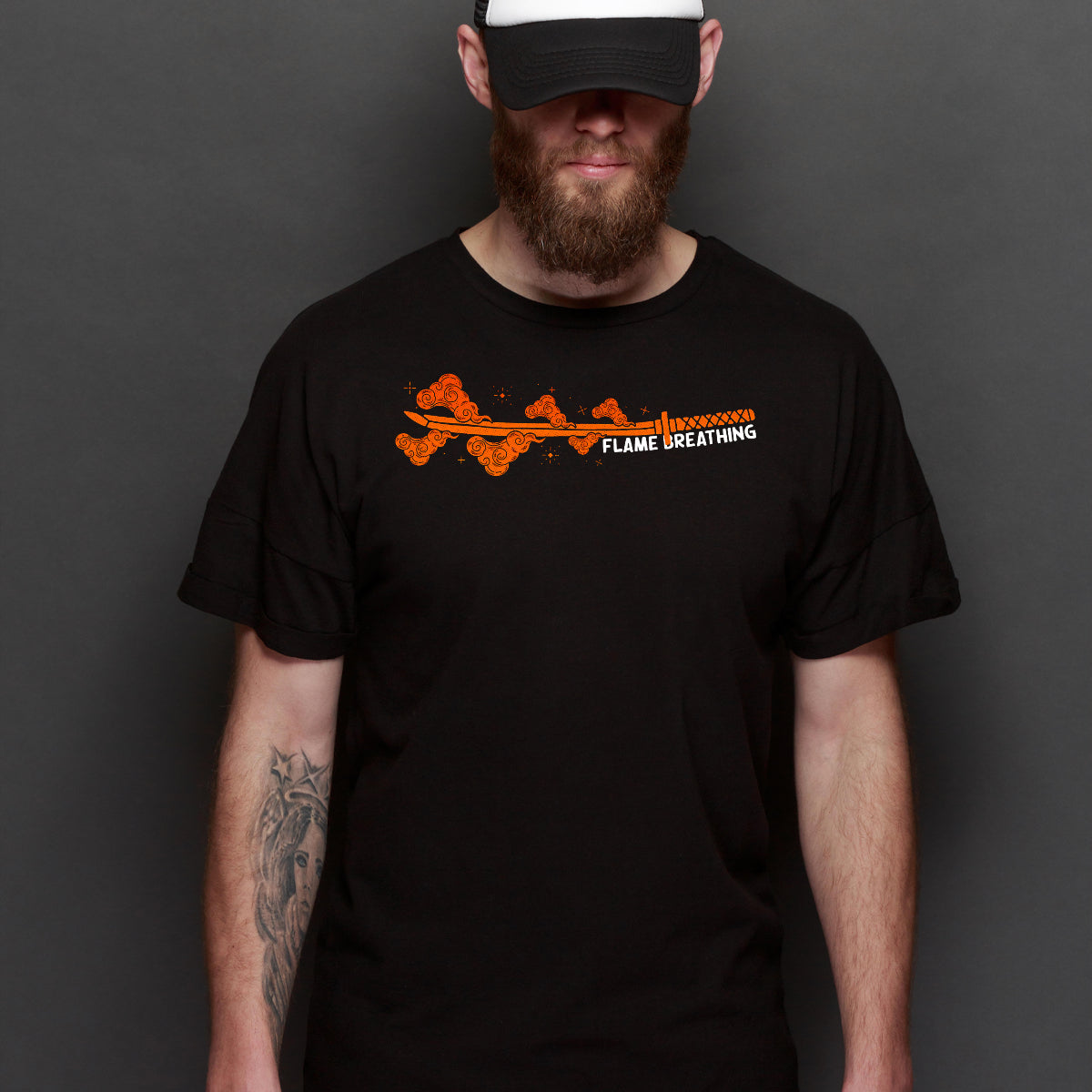 Demon Slayer Ver24 Flame Breathing T-Shirt Japanese Anime Tee