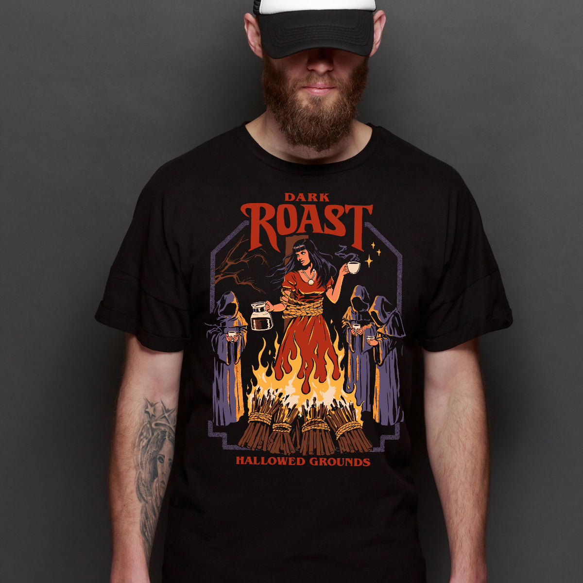 Dark Roast T-shirt Funny Cartoon Tee