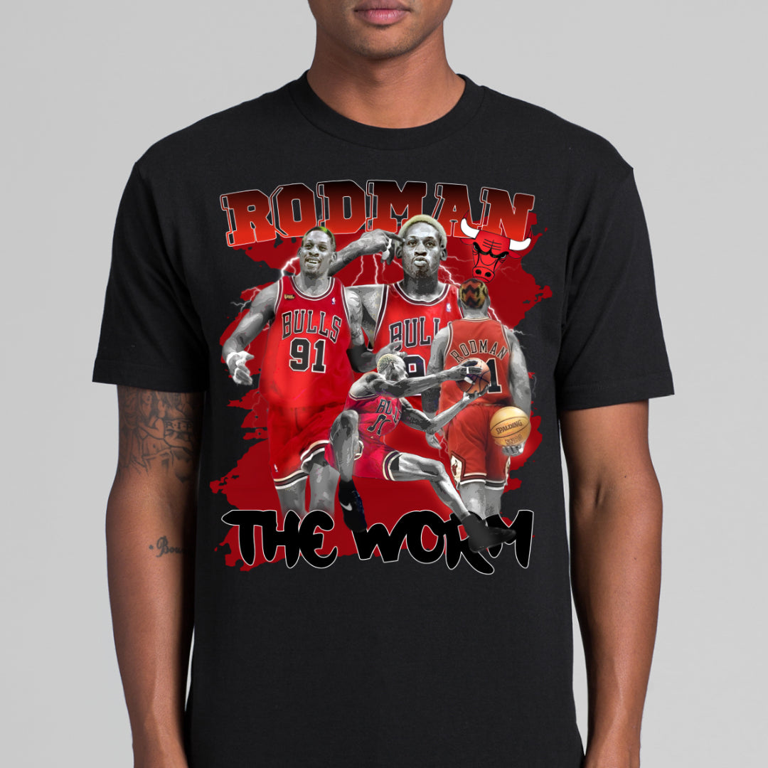 Dennis Rodman V5 NBA T-Shirt Sport Athlete Family Tee