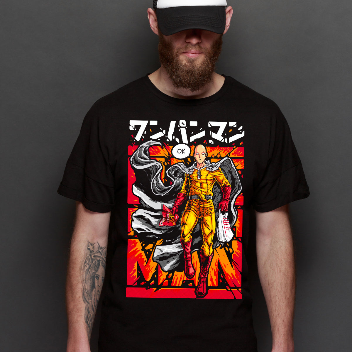 One-Punch Man V4 T-Shirt Japanese Anime Tee