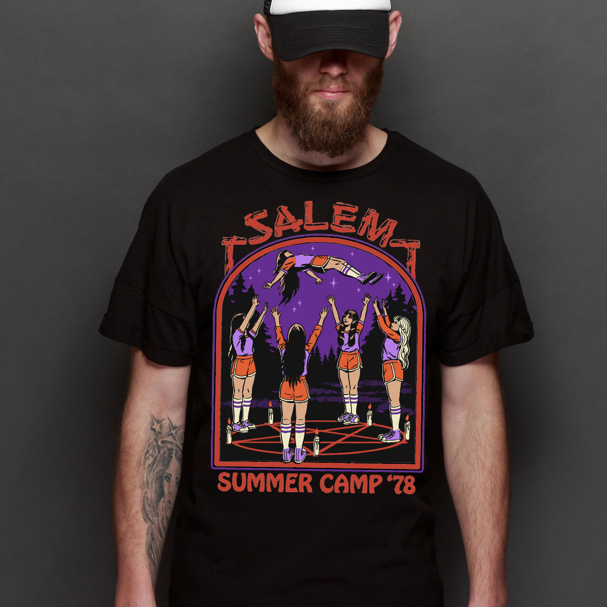 Salem Summer Camp '78 T-shirt Funny Cartoon Tee