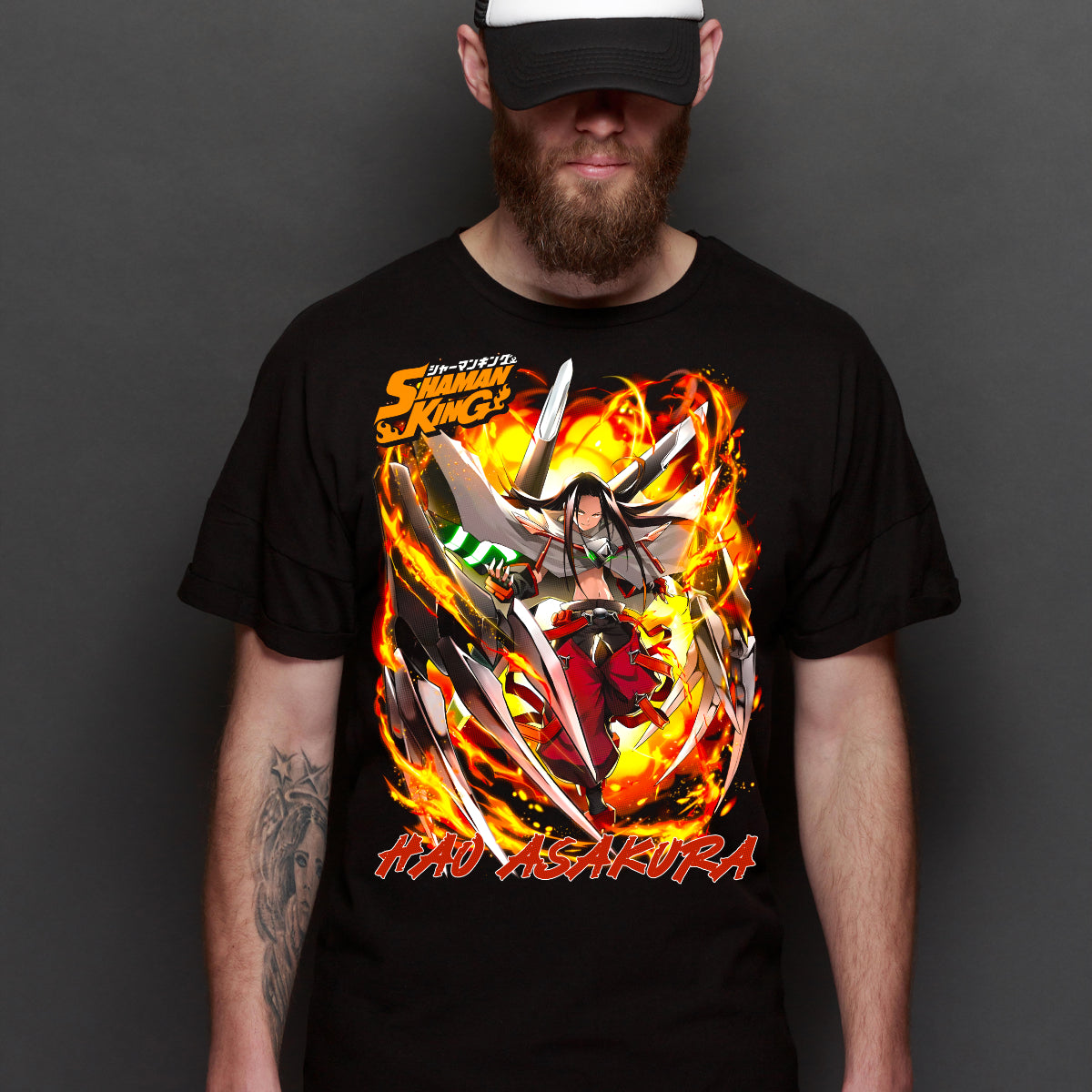 Shaman King Hao Asakura T-shirt Japanese Anime Tee