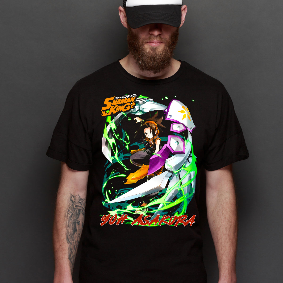 Shaman King Yoh Asakura T-shirt Japanese Anime Tee