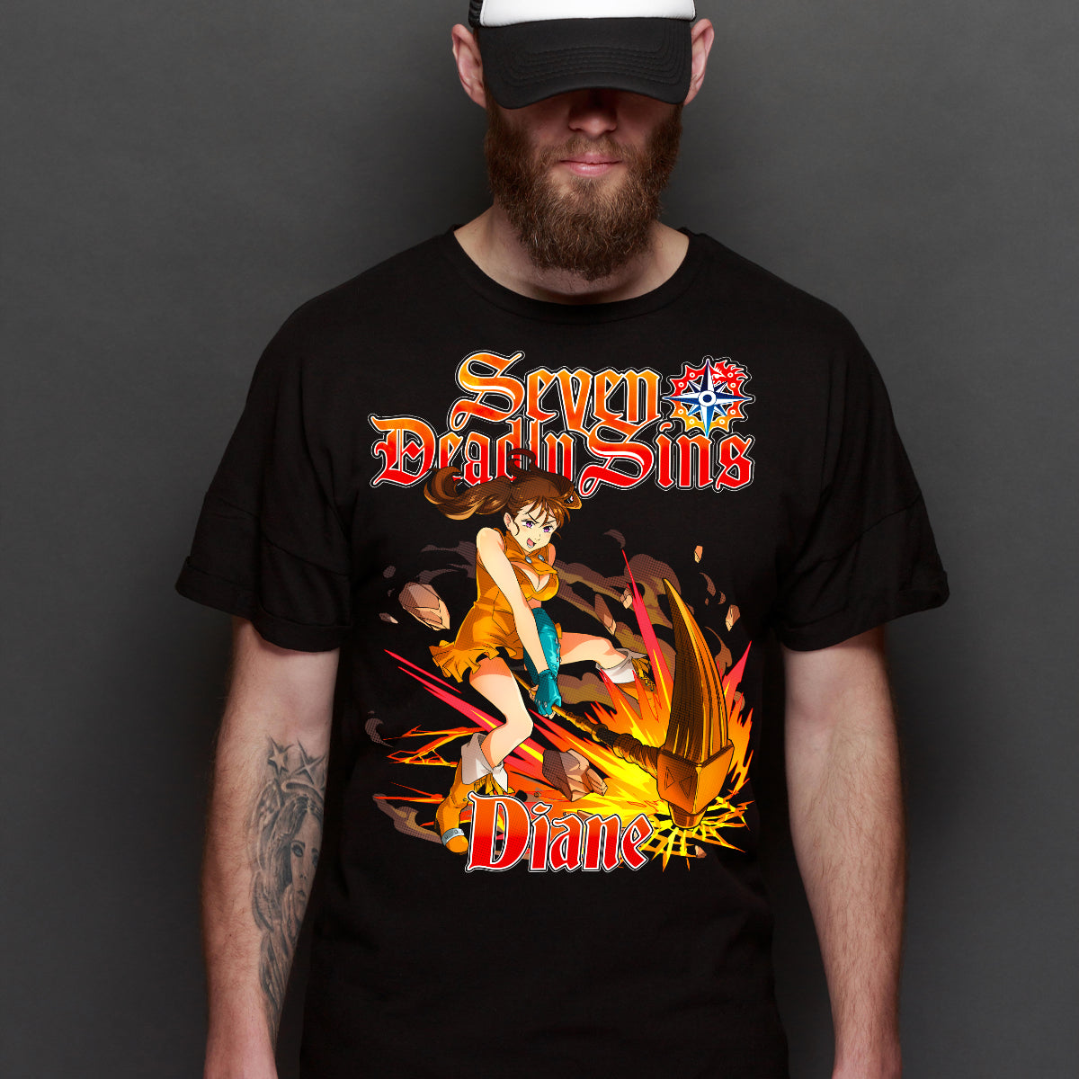 Seven Deadly Sins V2 T-shirt Japanese Anime Tee