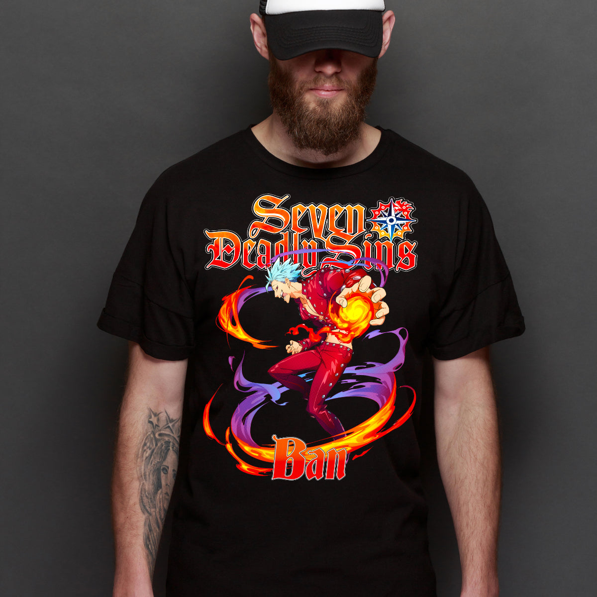 Seven Deadly Sins V4 T-shirt Japanese Anime Tee