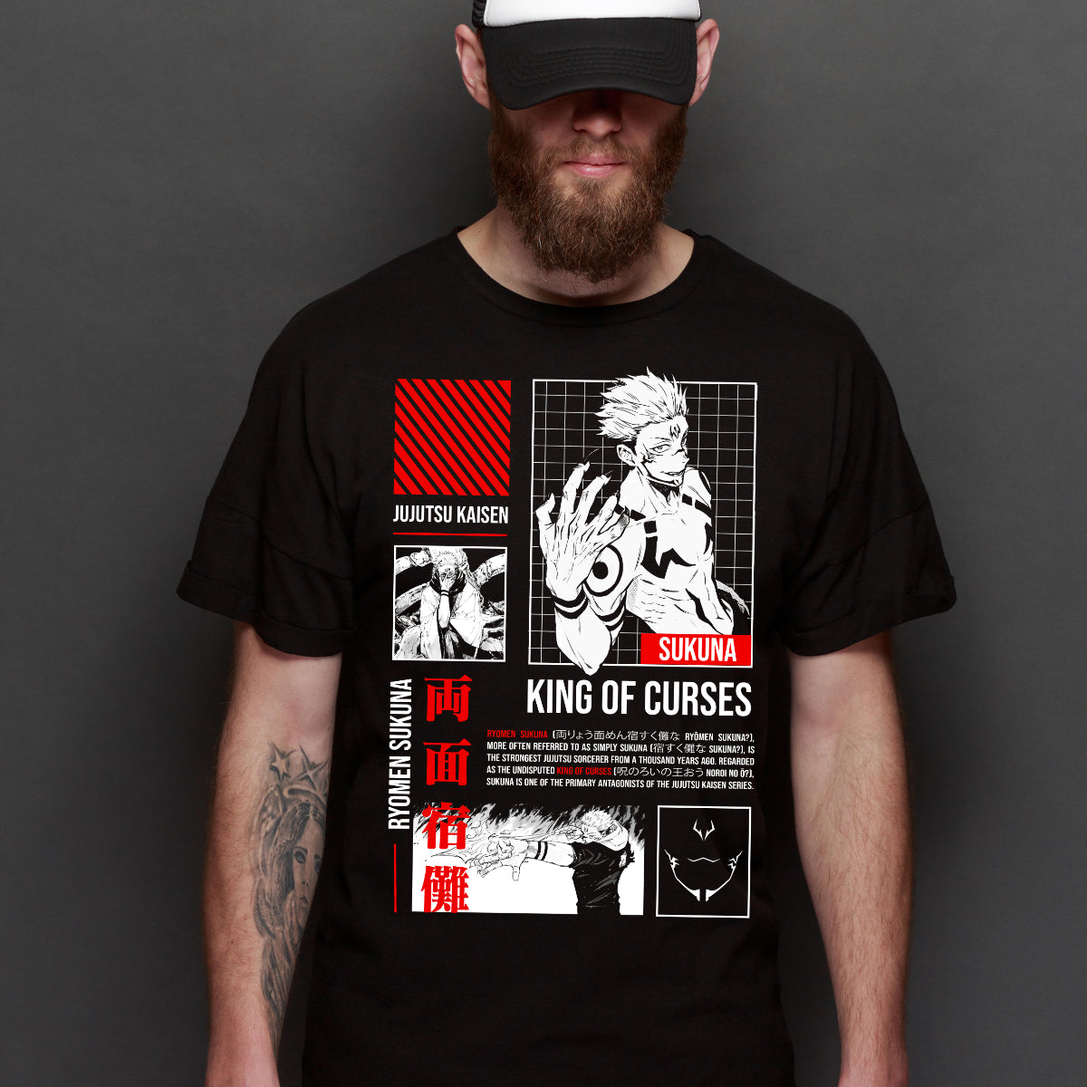 jujutsu kaisen V19 T-Shirt Japanese Anime Tee