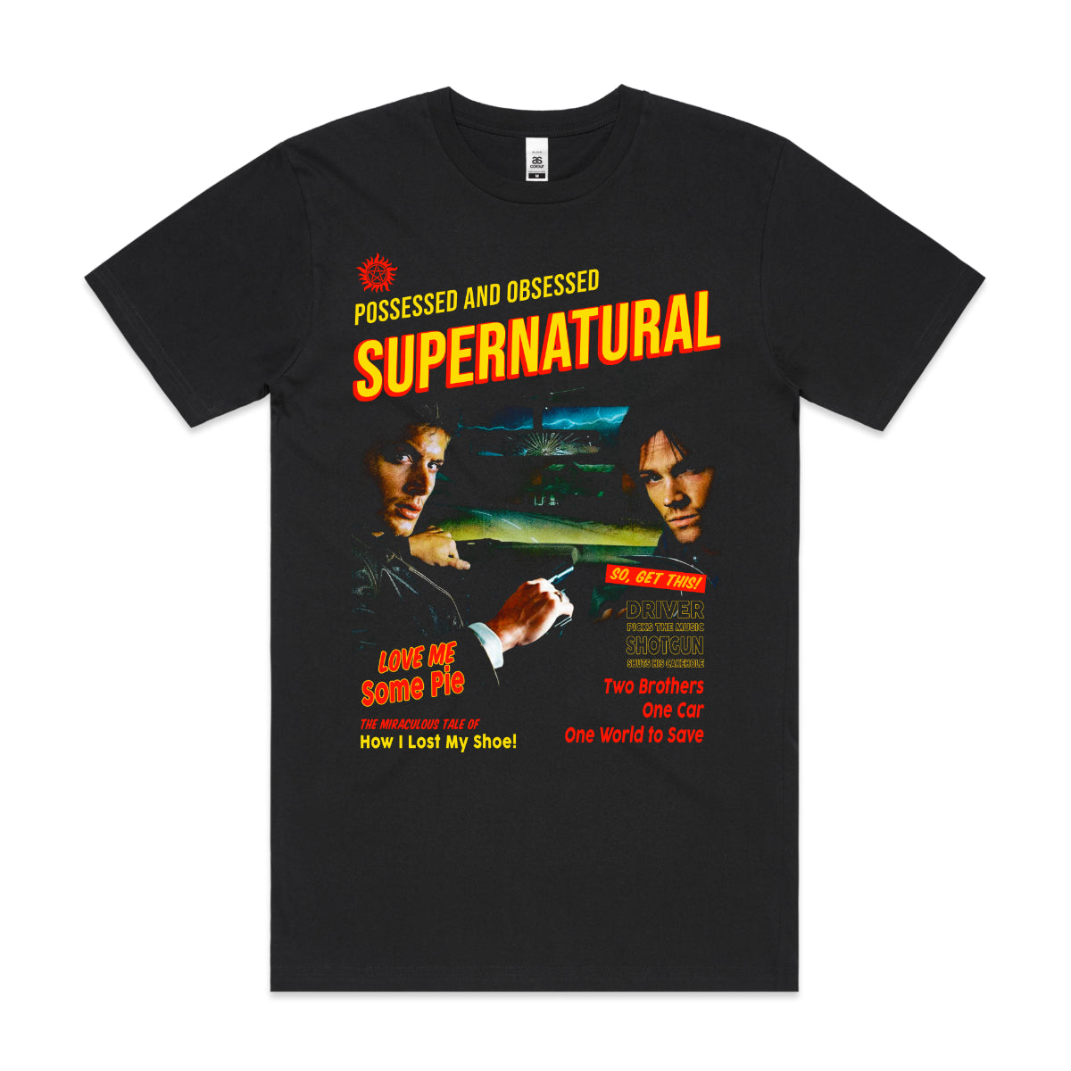 Supernatural T-Shirt Fantasy Horror TV Series Tee
