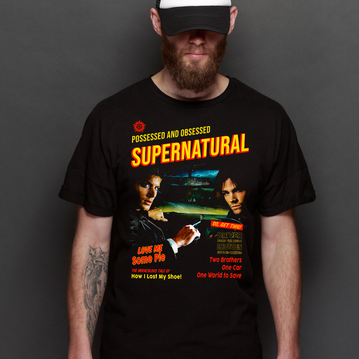 Supernatural T-Shirt Fantasy Horror TV Series Tee