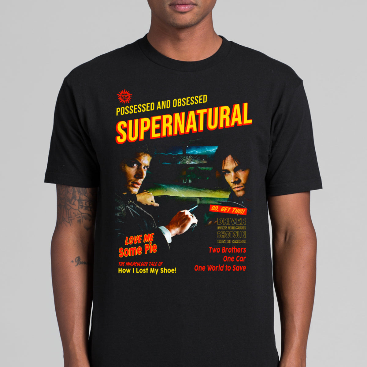 Supernatural T-Shirt Fantasy Horror TV Series Tee
