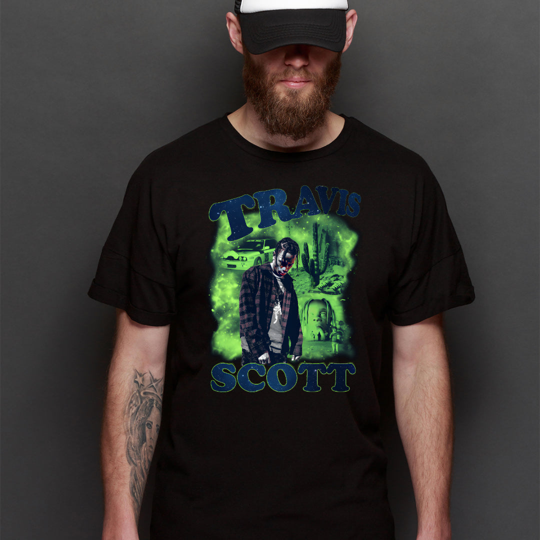 Travis Scott V4 T-Shirt Rapper Family Fan Music Hip Hop Culture