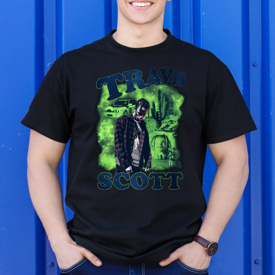 Travis Scott V4 T-Shirt Rapper Family Fan Music Hip Hop Culture