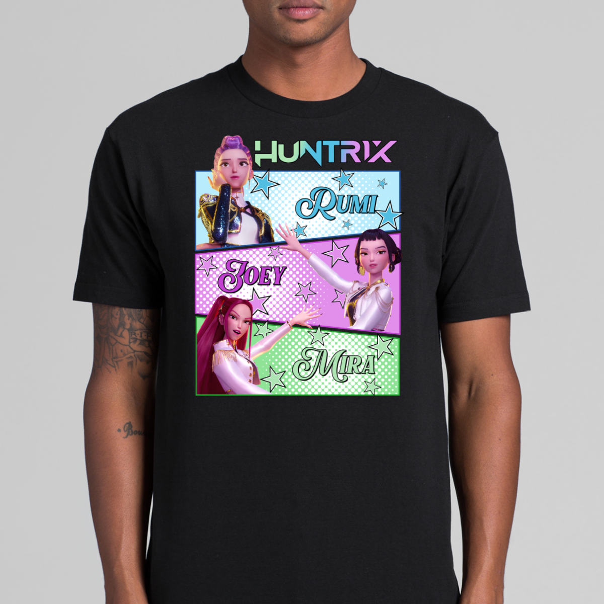 K-pop Demon Hunters Huntrix V32 T-shirt Animation Movie Tee