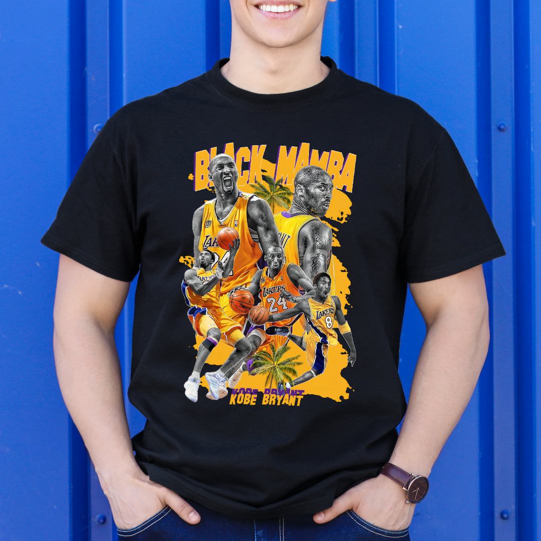 Kobe Bryant V25 NBA T-Shirt Sport Athlete Family Tee