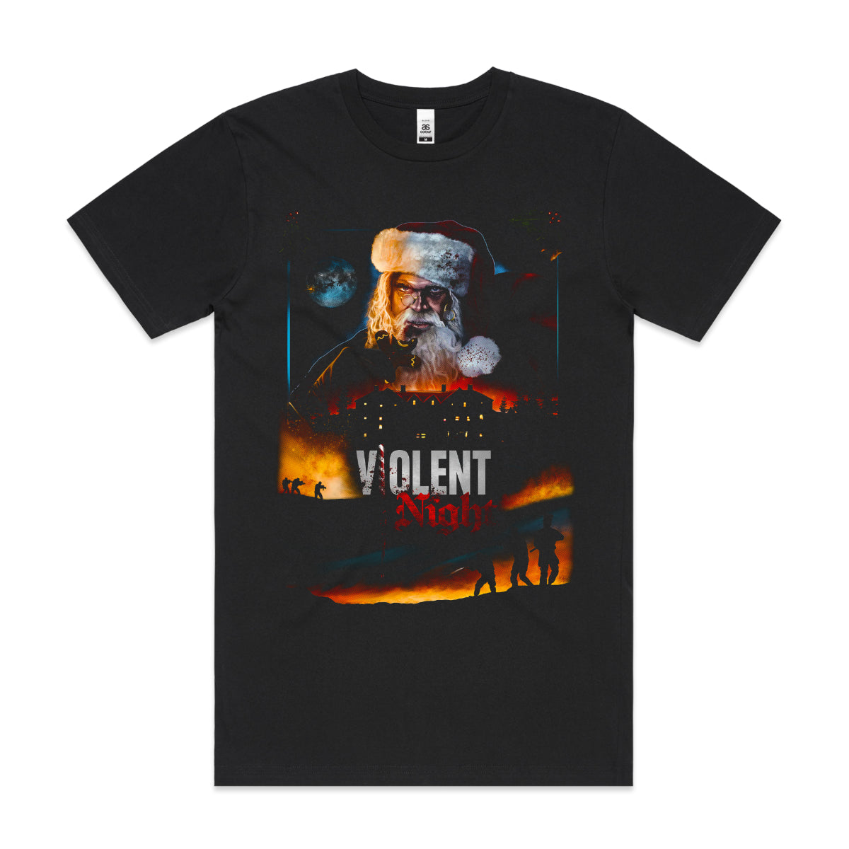 Violent Night T-Shirt Action Comedy Movie Tee