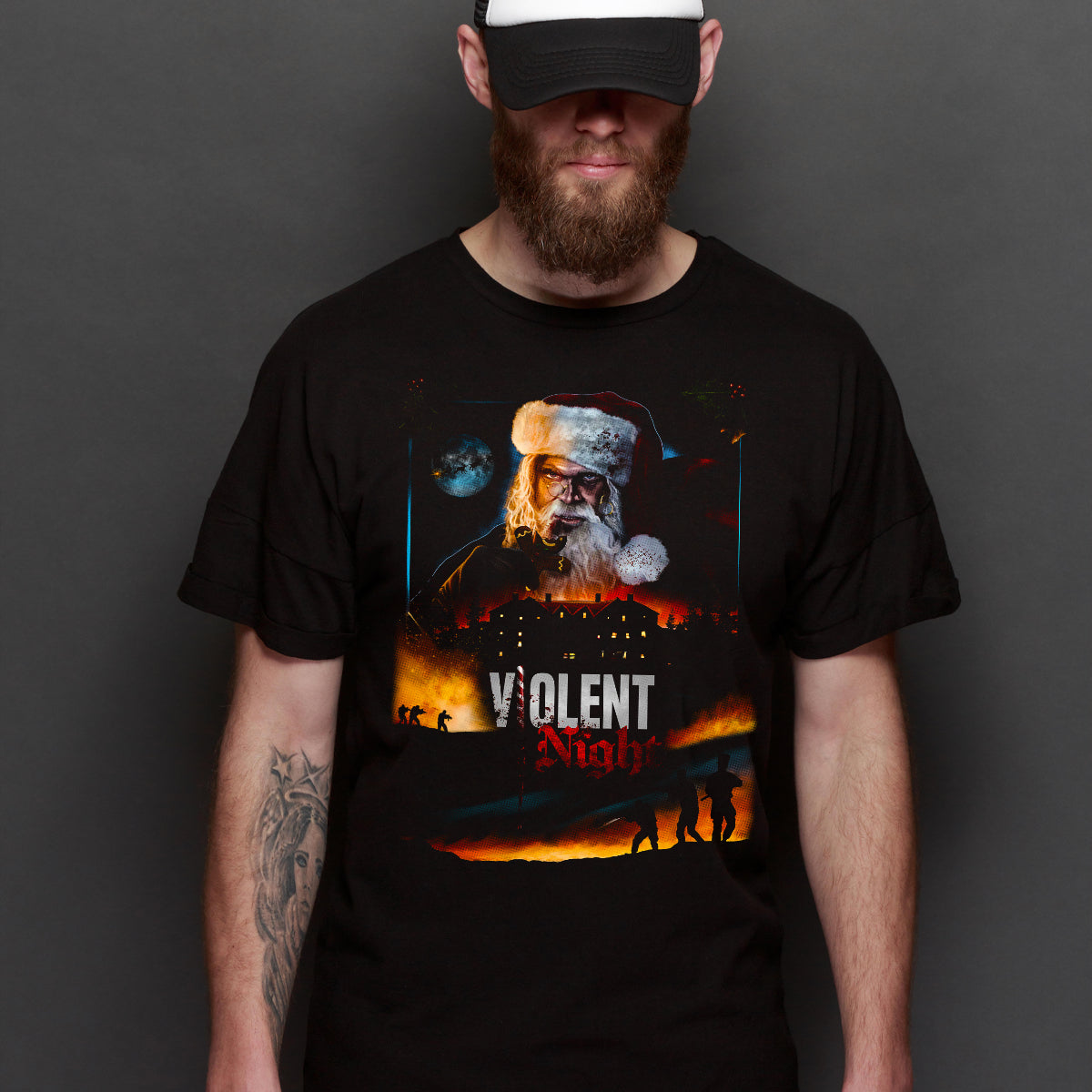Violent Night T-Shirt Action Comedy Movie Tee