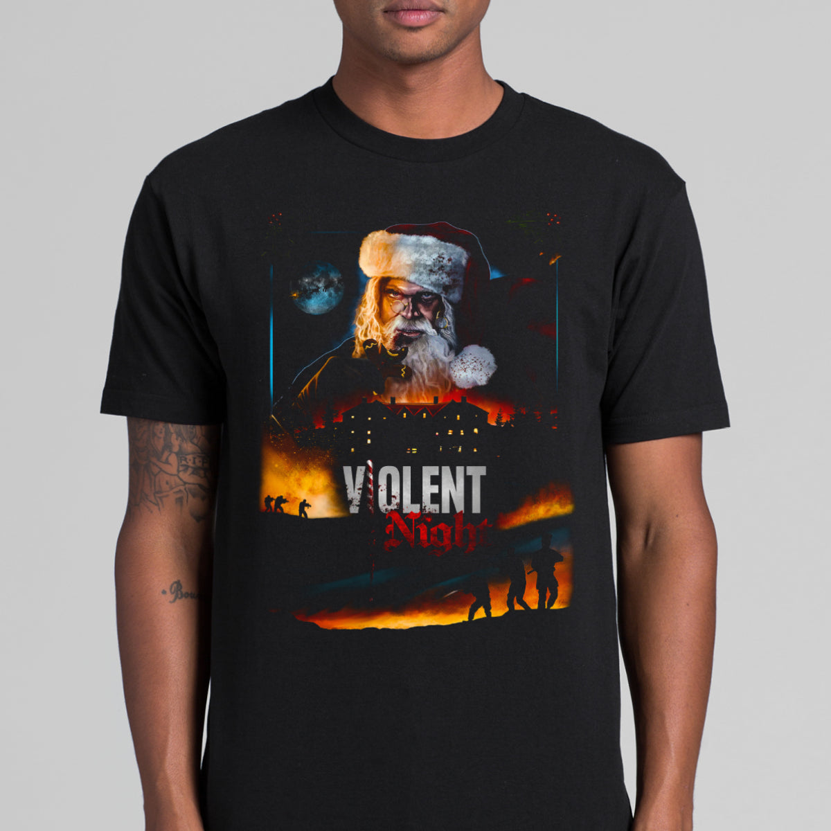 Violent Night T-Shirt Action Comedy Movie Tee