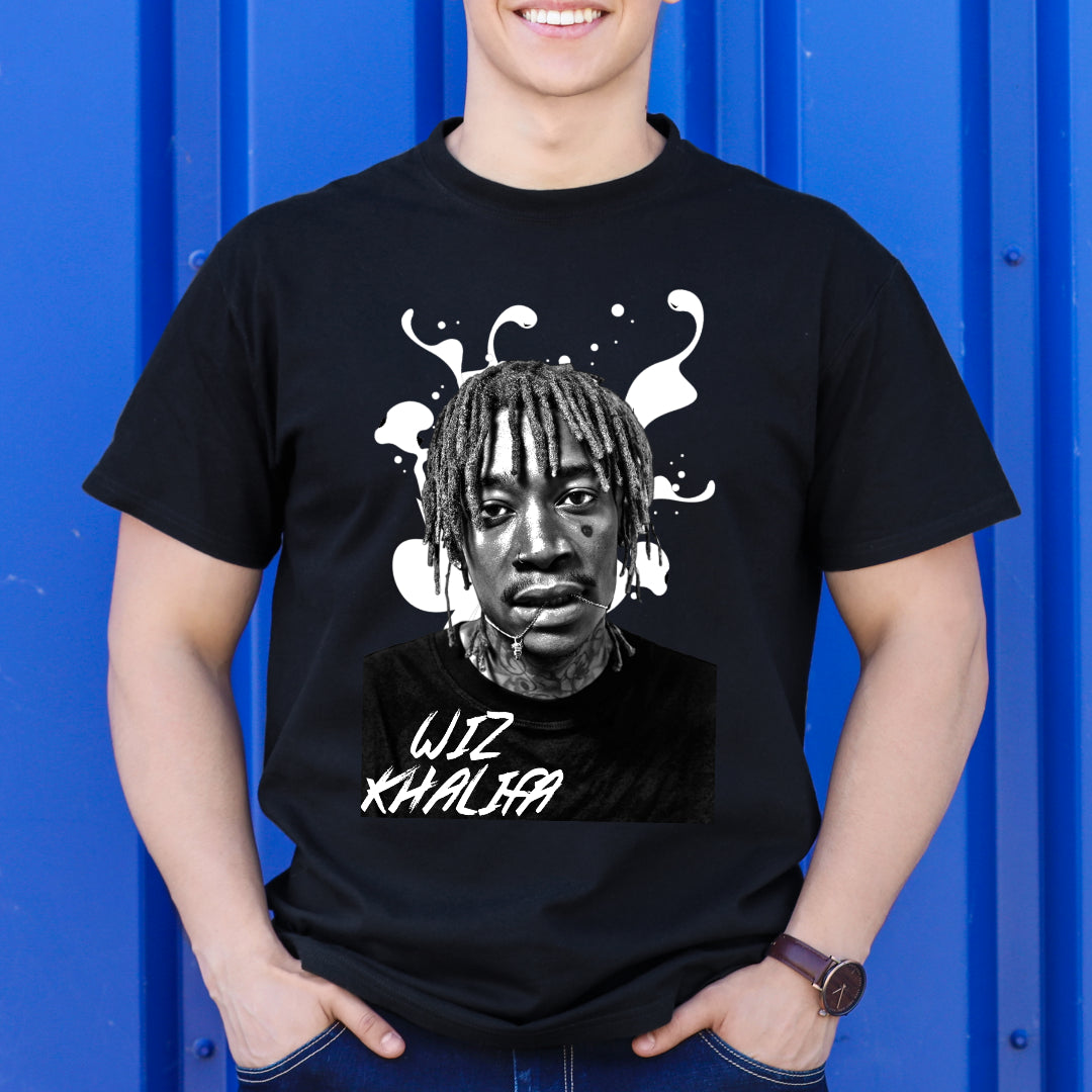 Wiz Khalifa V5 T-Shirt Rapper Family Fan Music Hip Hop Culture