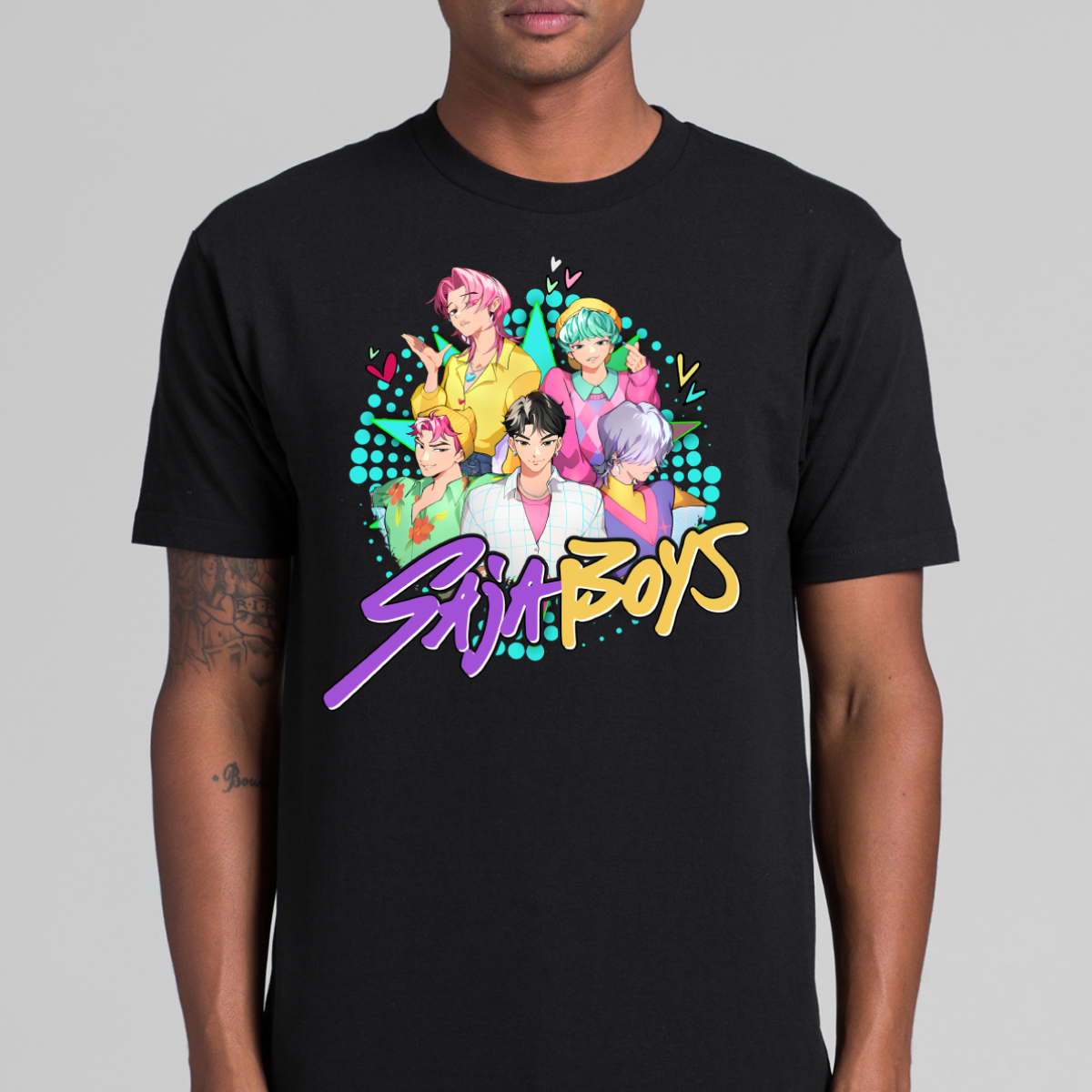 Saja Boys K-pop Demon Hunters V27 T-shirt Animation Movie Tee