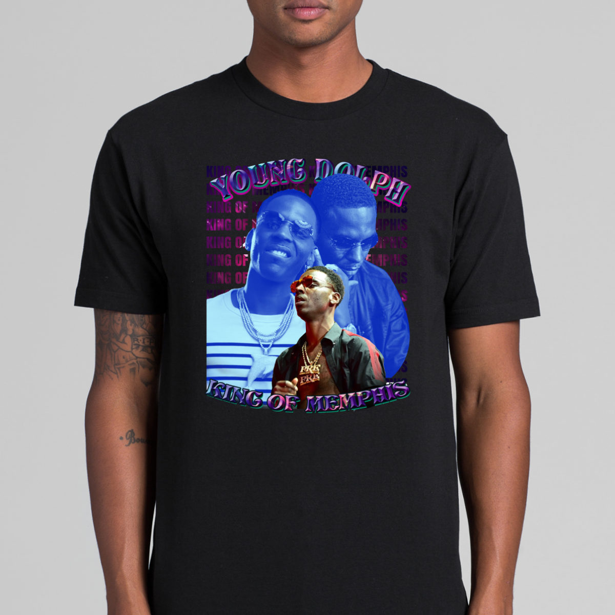 Young Dolph V2 T-Shirt Rapper Family Fan Music Hip Hop Culture