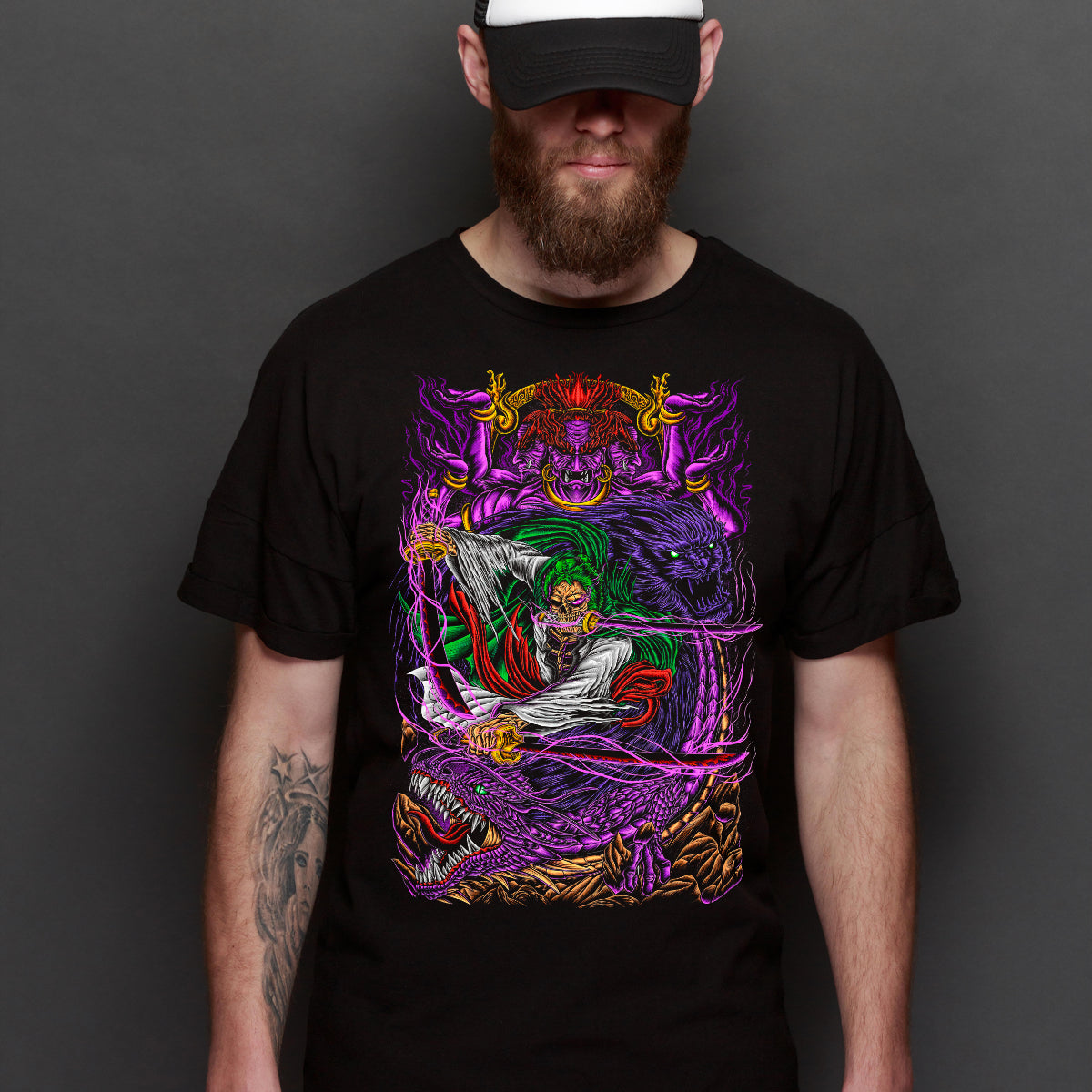 One Piece V16 Zoro T-Shirt Japanese Anime Tee