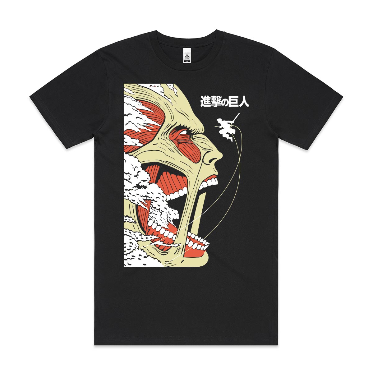 Attack On Titan Colossus Titan 02 T-shirt Japanese anime