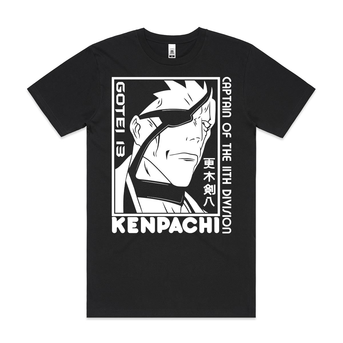 Bleach Gotei 13 Kenpachi T-shirt Japanese anime