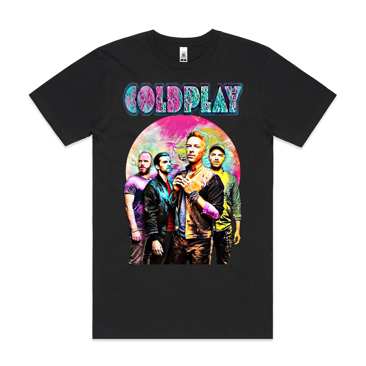 Coldplay T Shirt Band Family Tee Music Rock and Roll Tee Rex Australia