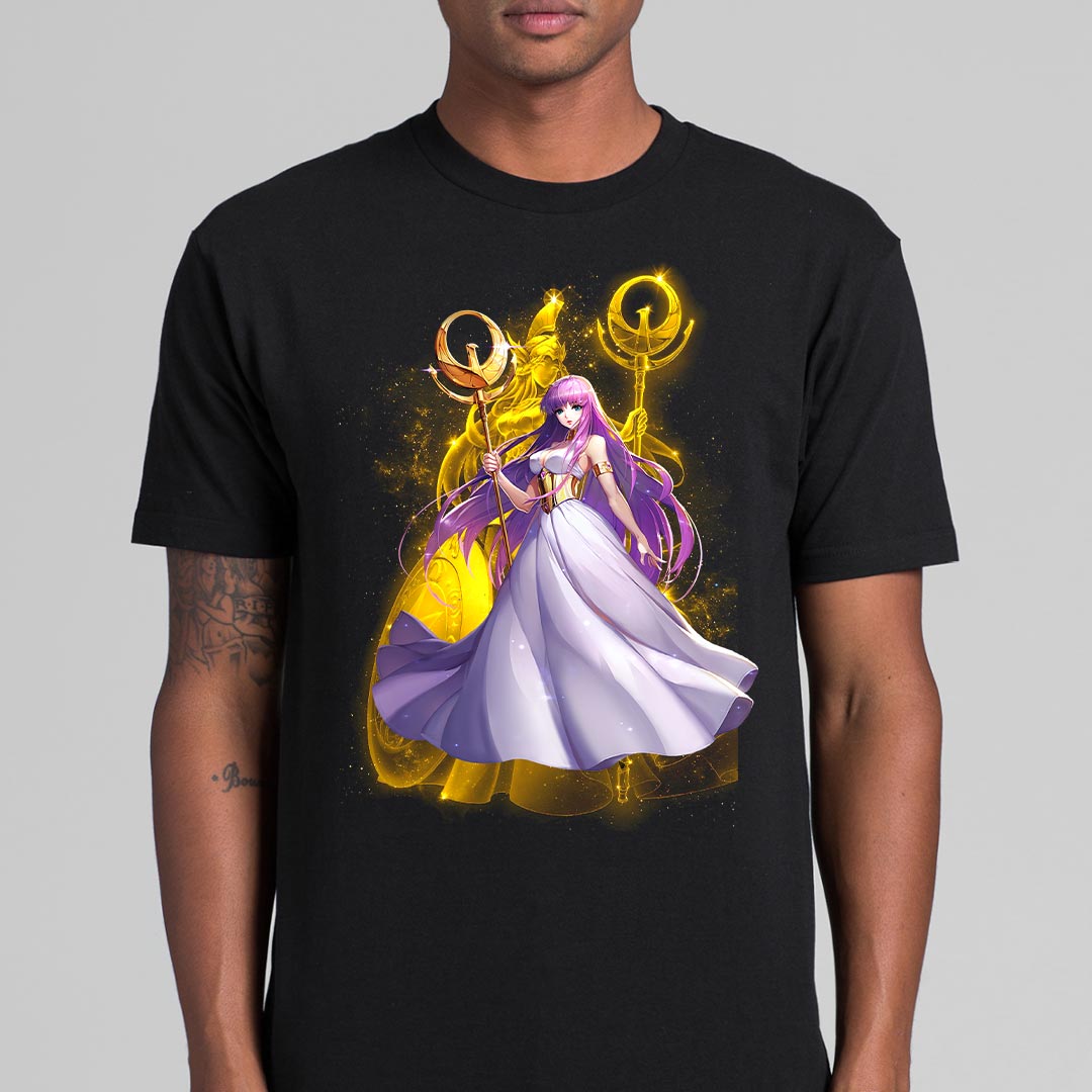 Saint Seiya Saori Kido Athena T-Shirt Japanese Anime Tee