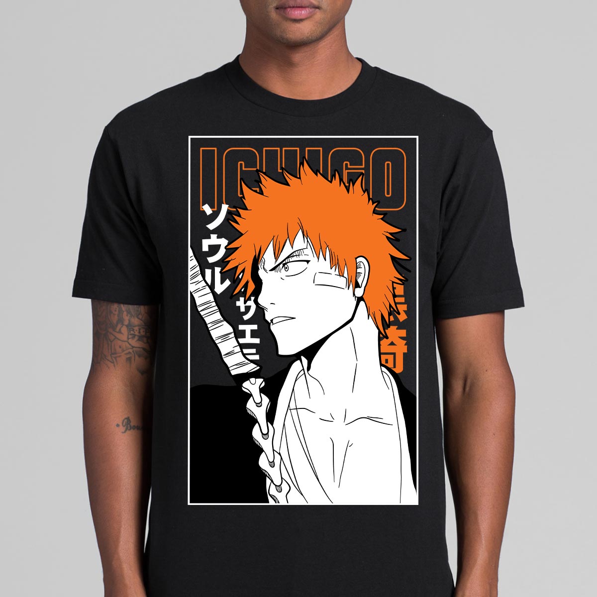 Bleach Ichigo Kurosaki T-shirt Japanese anime