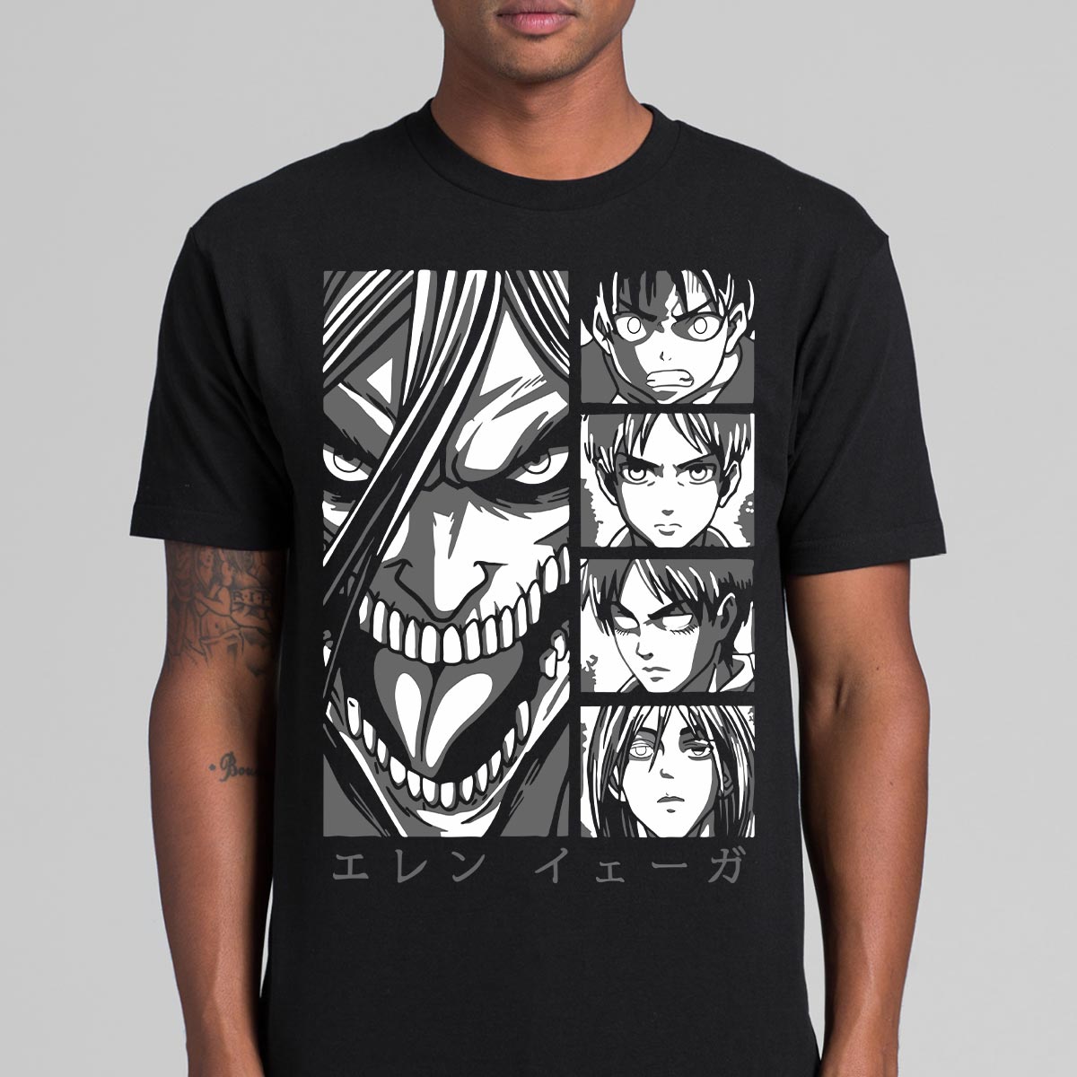 Attack On Titan Eren Yeager Attack Titan T-shirt Japanese anime