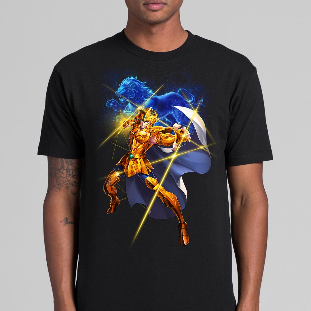 Saint Seiya Leo Aiolia T-Shirt Japanese Anime Tee