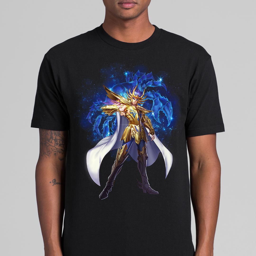 Saint Seiya Cancer Deathmask T-Shirt Japanese Anime Tee