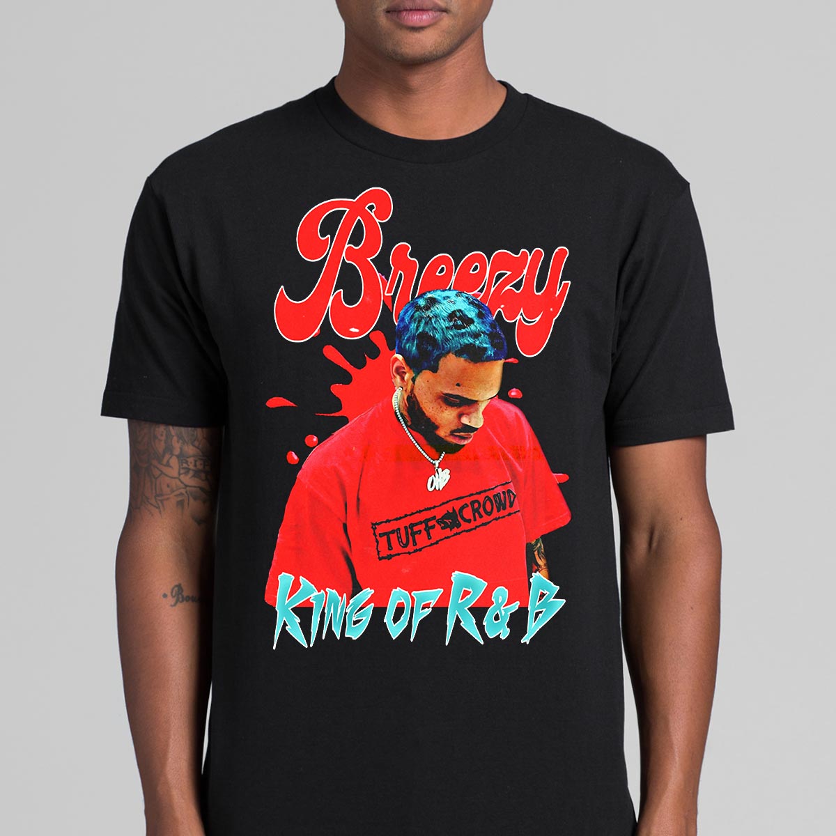Chris Brown King of R&B T-Shirt Artist Family Fan R&B Music