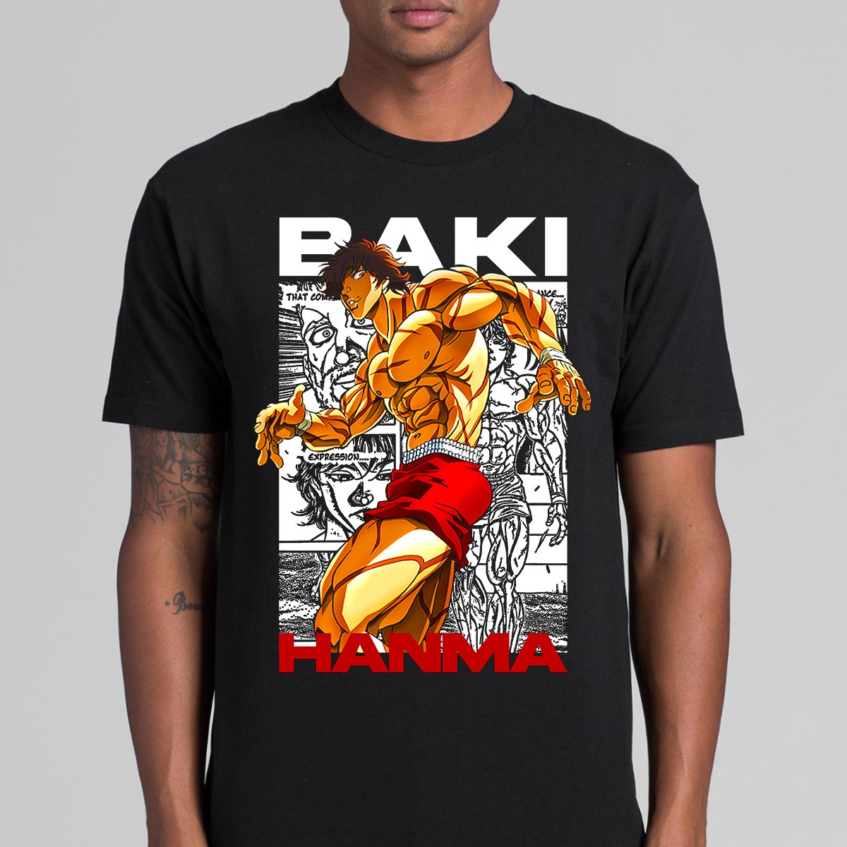 Baki the Grappler Baki Hanma T-shirt Japanese anime