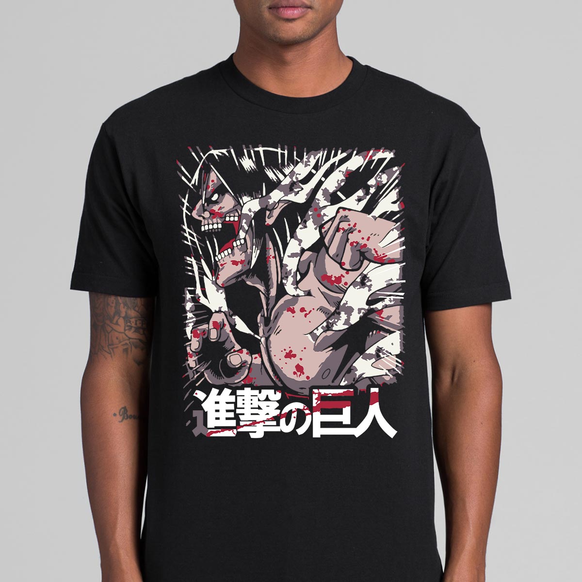 Attack On Titan Attack Titan 02 T-shirt Japanese anime