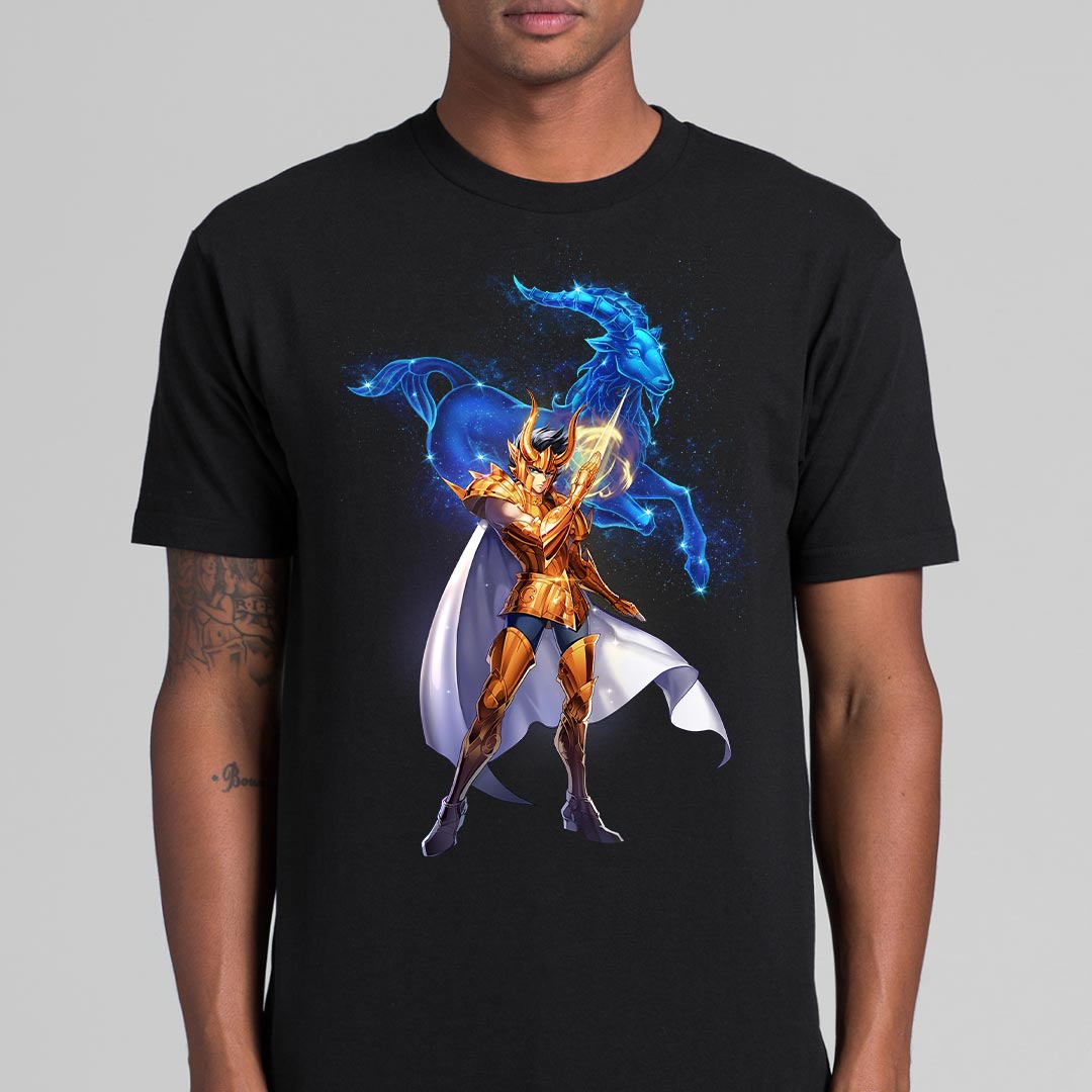 Saint Seiya Capricorn Shura T-Shirt Japanese Anime Tee