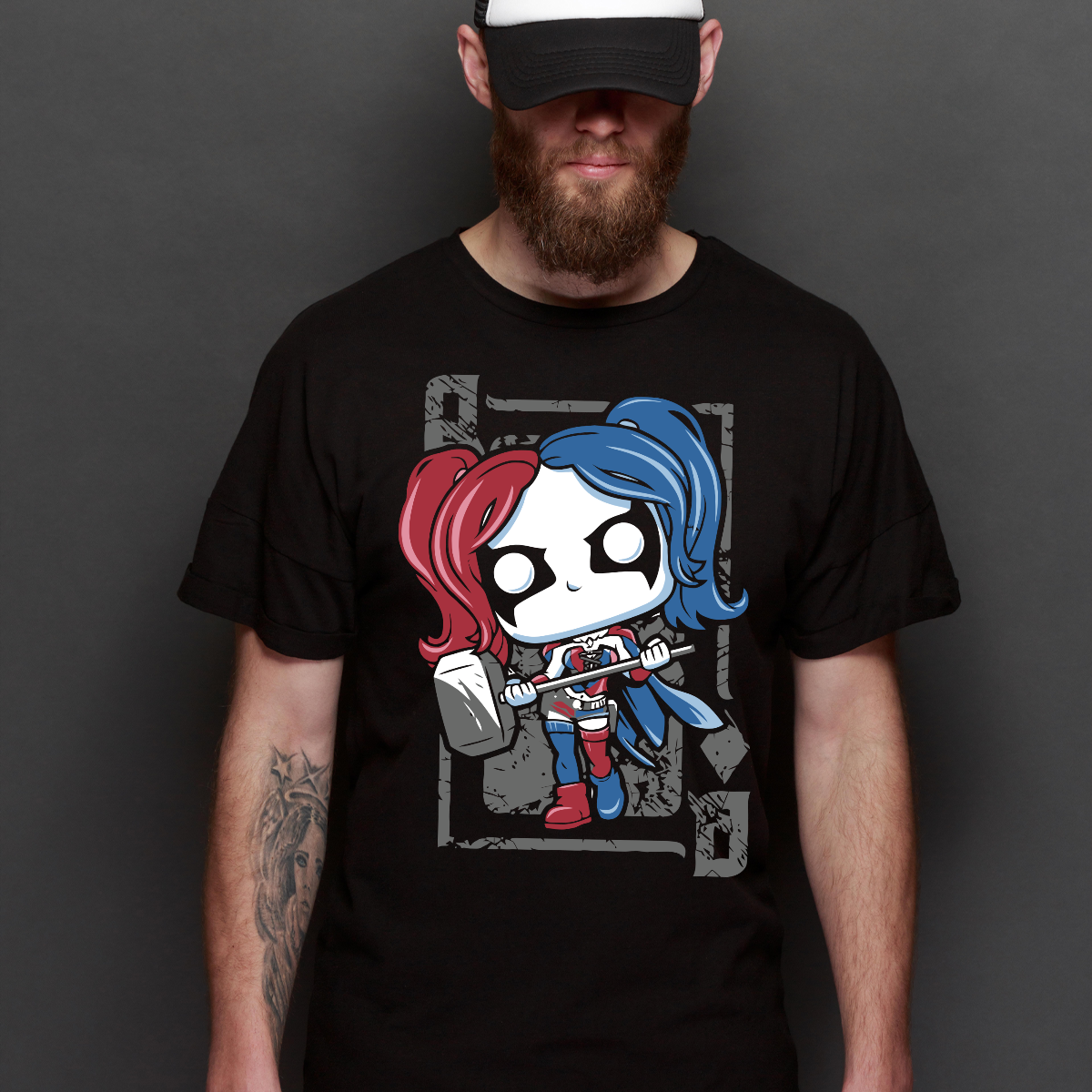 Funko Pop! Style Harley Quinn T-Shirt DC Universe Tee